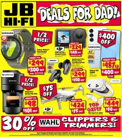 Preview of catalogue Deals for Dad from shop JB Hi-Fi valid 28/08/2025