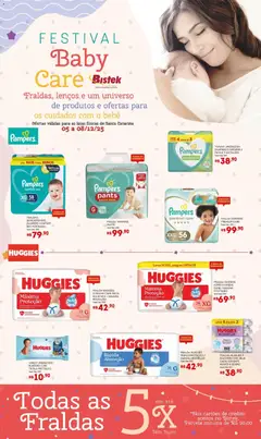Pré-Visualização do folheto "Ofertas Festival Baby Care" da loja Bistek Supermercados válido a partir de 05/12/2025