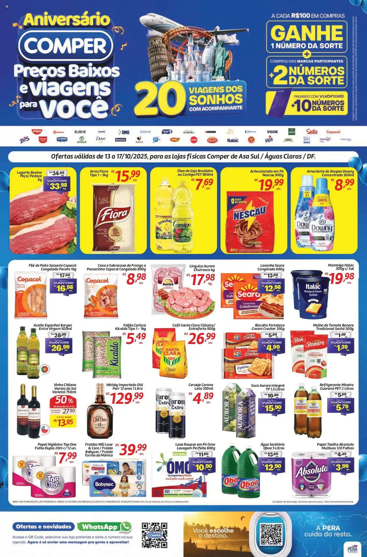 Comper folheto "Ofertas da semana" válido a partir de 13/10/2025 - número de página 1