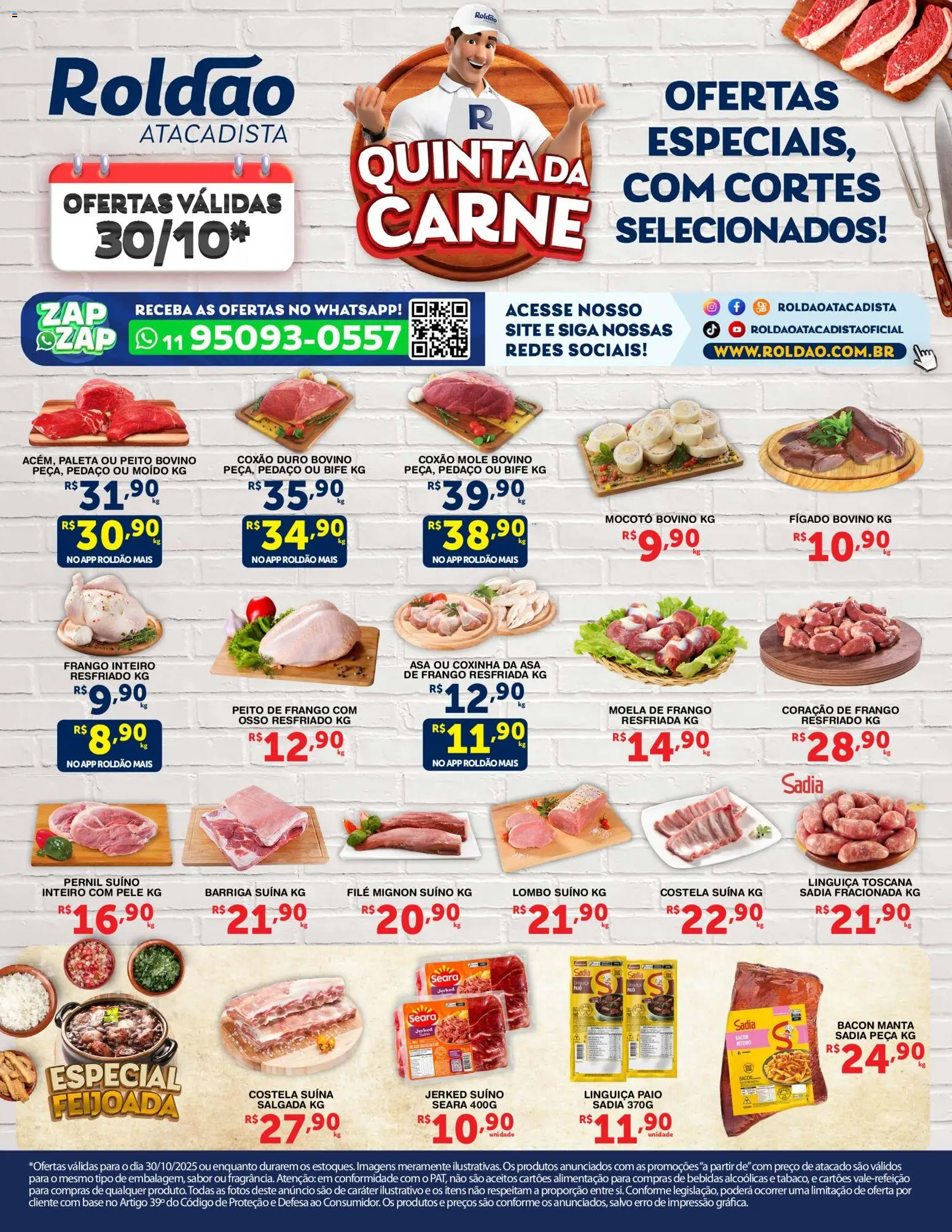 Pré-Visualização do folheto "Ofertas Quinta da Carne" da loja Roldão válido a partir de 30/10/2025