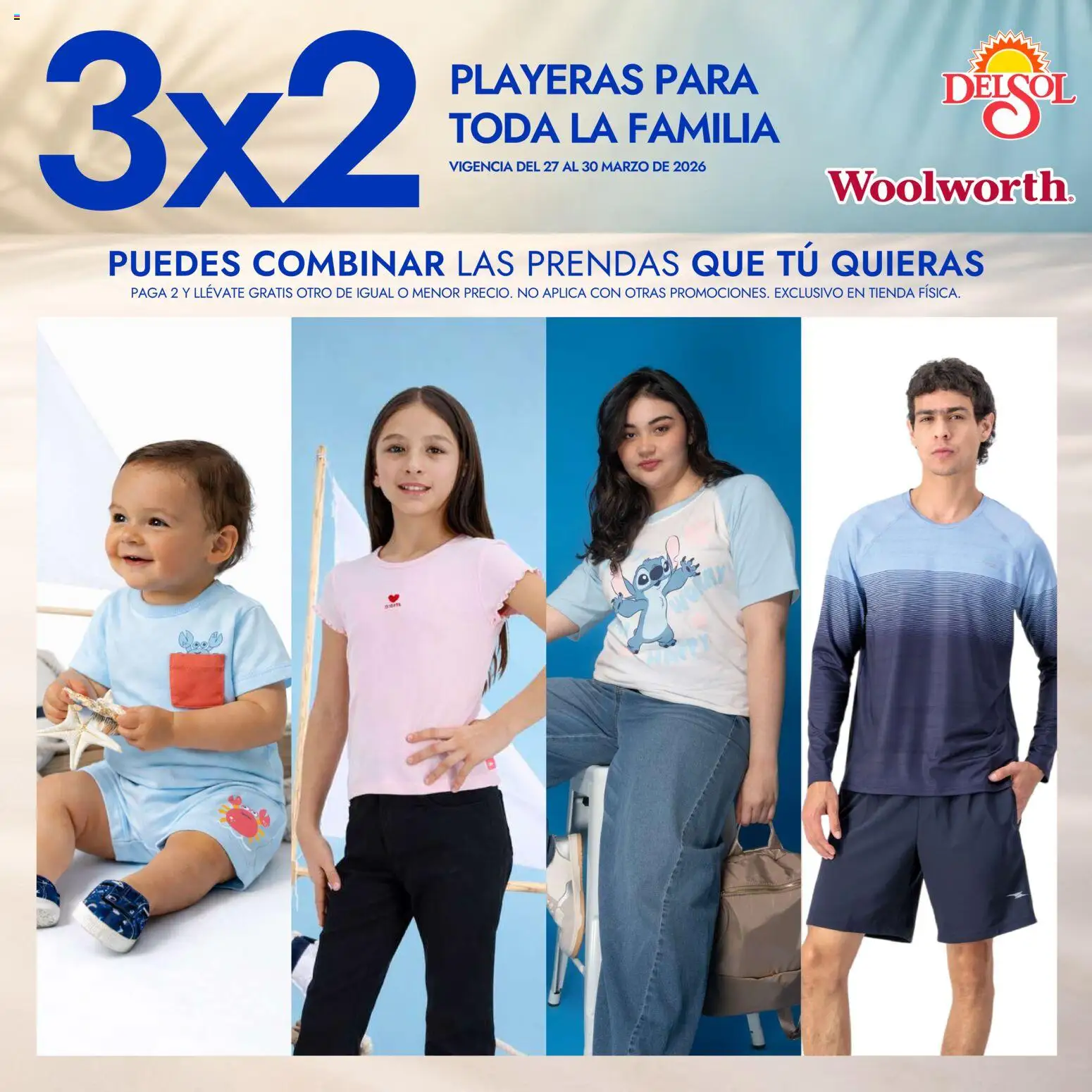 Vista previa las ofertas de la tienda Del Sol y Woolworth - Del Sol y Woolworth catálogo Promociones Especiales desde el 27/03/2026 