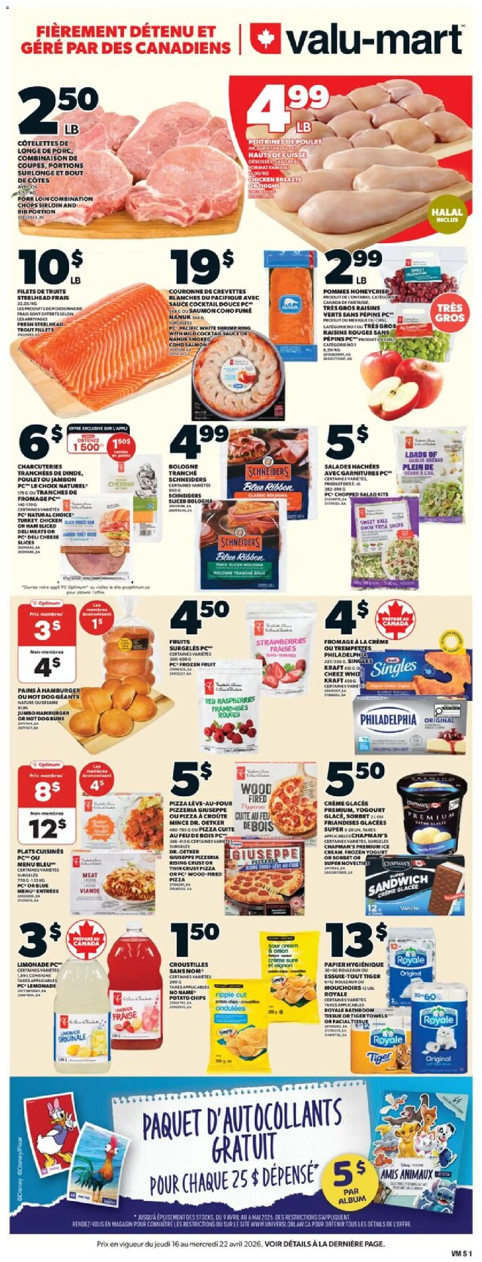 Preview of leaflet Valu Mart circulaire from shop Valu Mart is valid from Apr 16, 2026