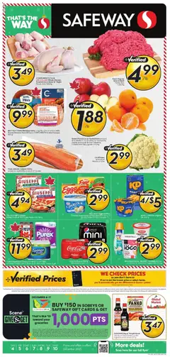 Preview of leaflet Weekly flyer / circulaire from shop Safeway is valid from Dec 04, 2025