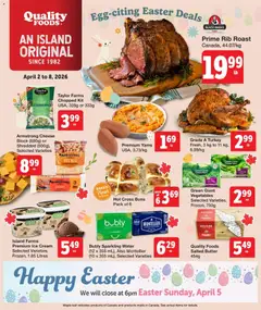 Preview of leaflet Quality Foods weekly flyer / circulaire from shop Quality Foods is valid from Apr 02, 2026