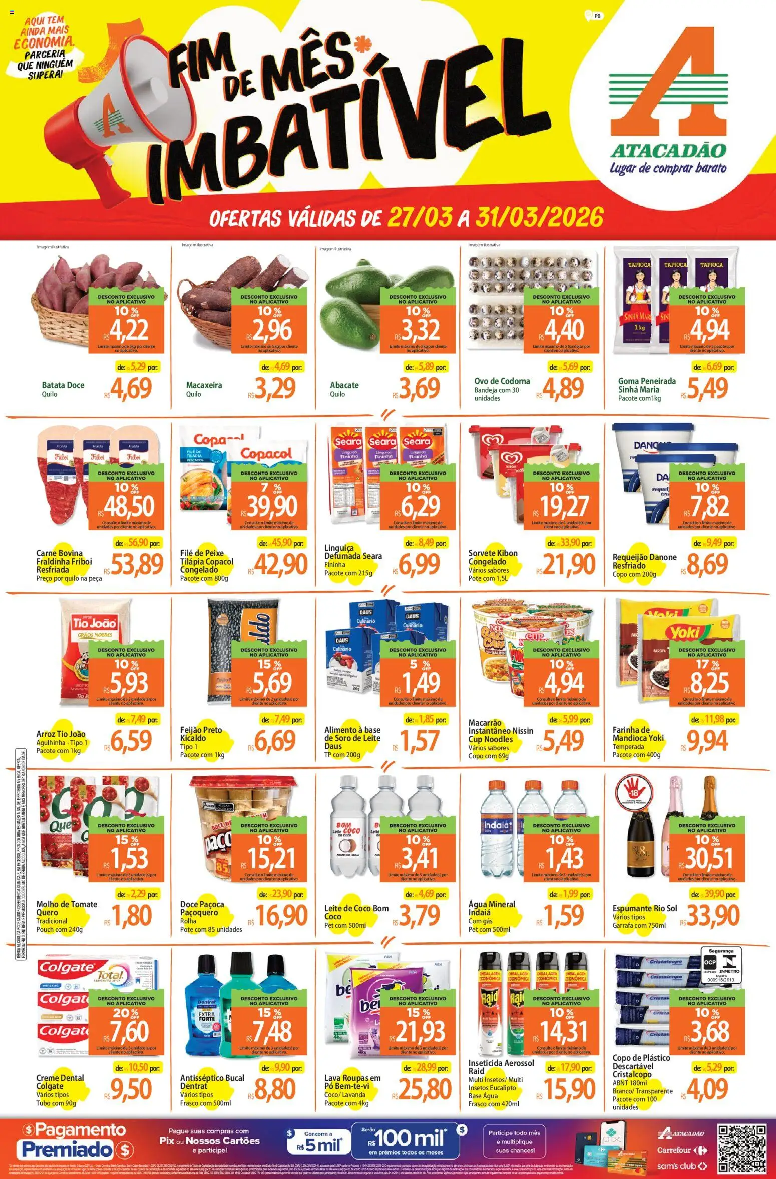 Pré-Visualização do folheto "Atacadão ofertas - PB" da loja Atacadão válido a partir de 27/03/2026