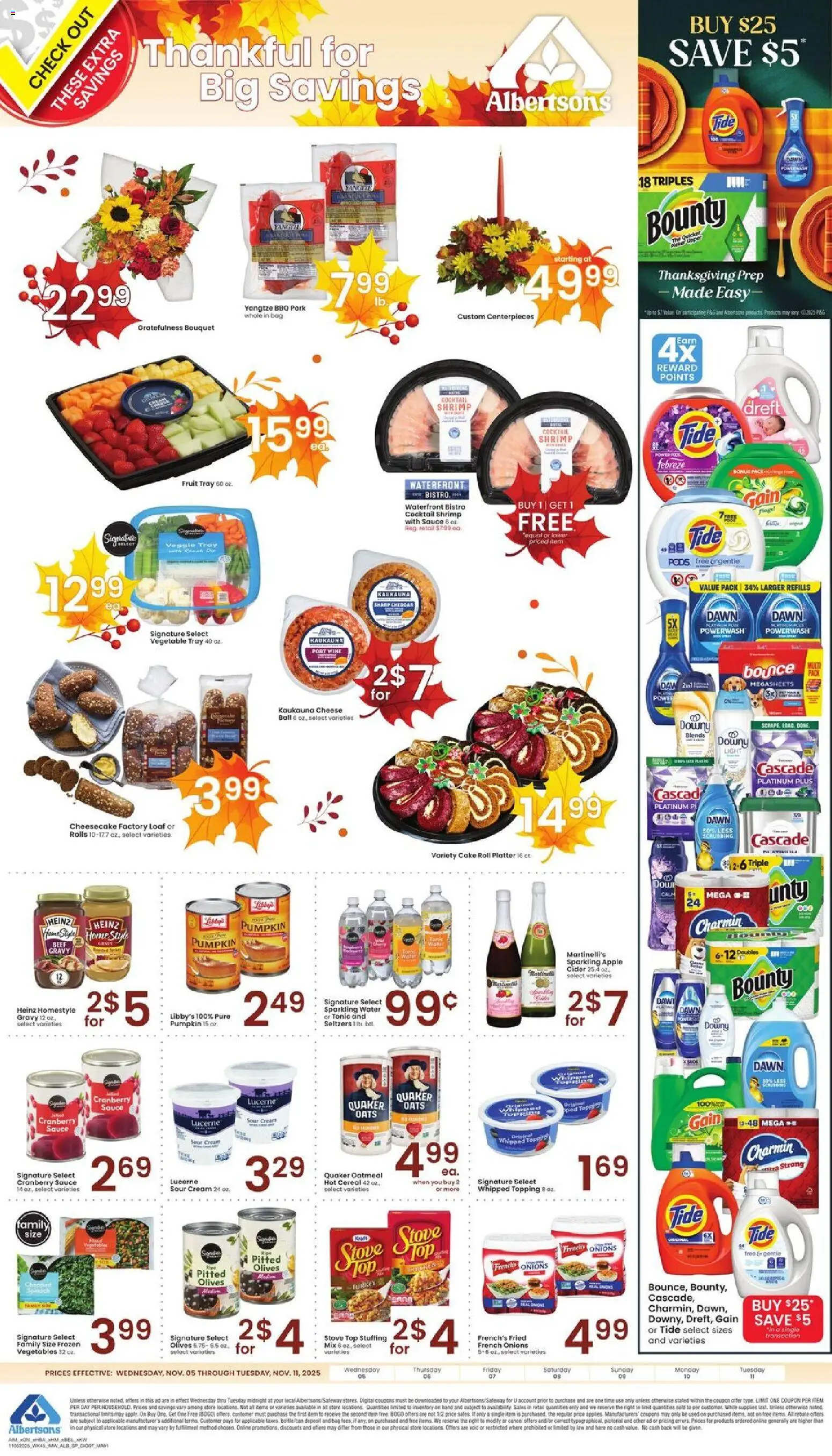 Ad Preview of Albertsons Specialty Publication from 11/05/2025