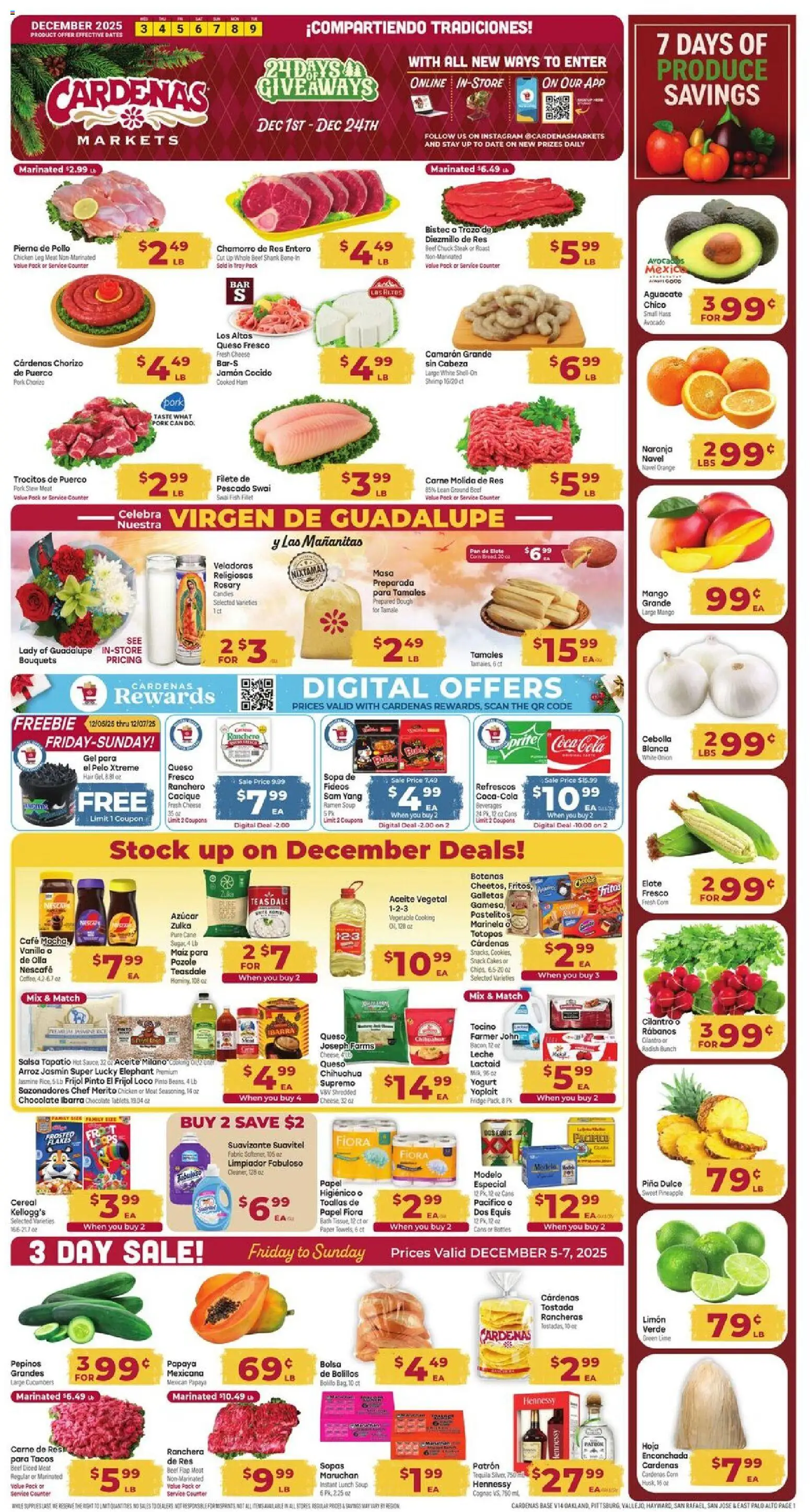 Ad Preview of Cardenas Weekly Ad from 12/03/2025