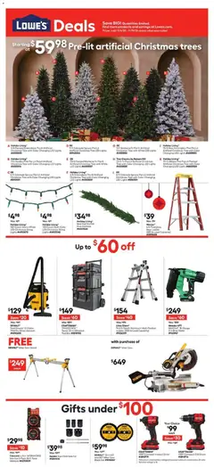 Ad Preview of Lowe's Weekly Ad from 11/06/2025