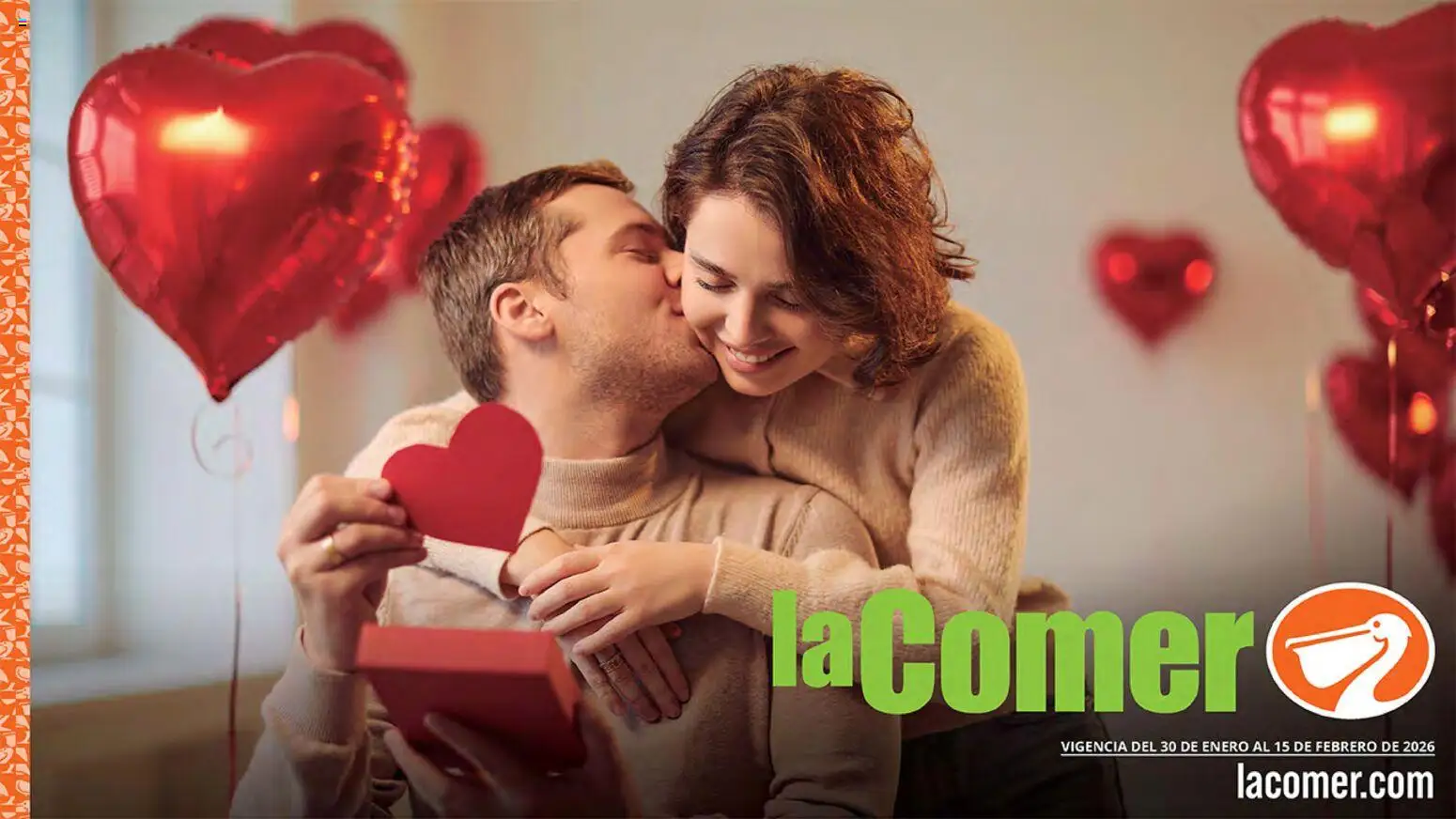 Vista previa las ofertas de la tienda La Comer - Folleto San Valentín desde el 30/01/2026 