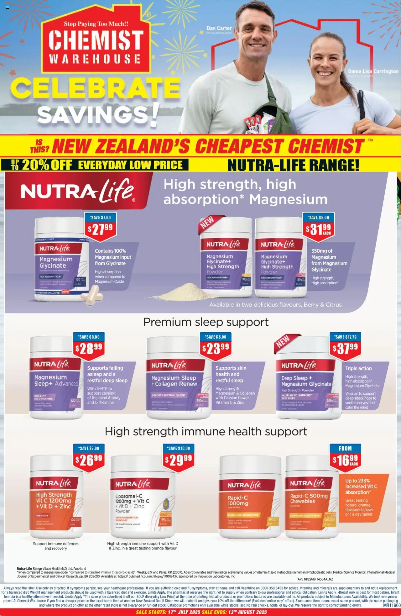 Catalogue Chemist Warehouse catalogue valid from 17 Jul 2025 - page 1