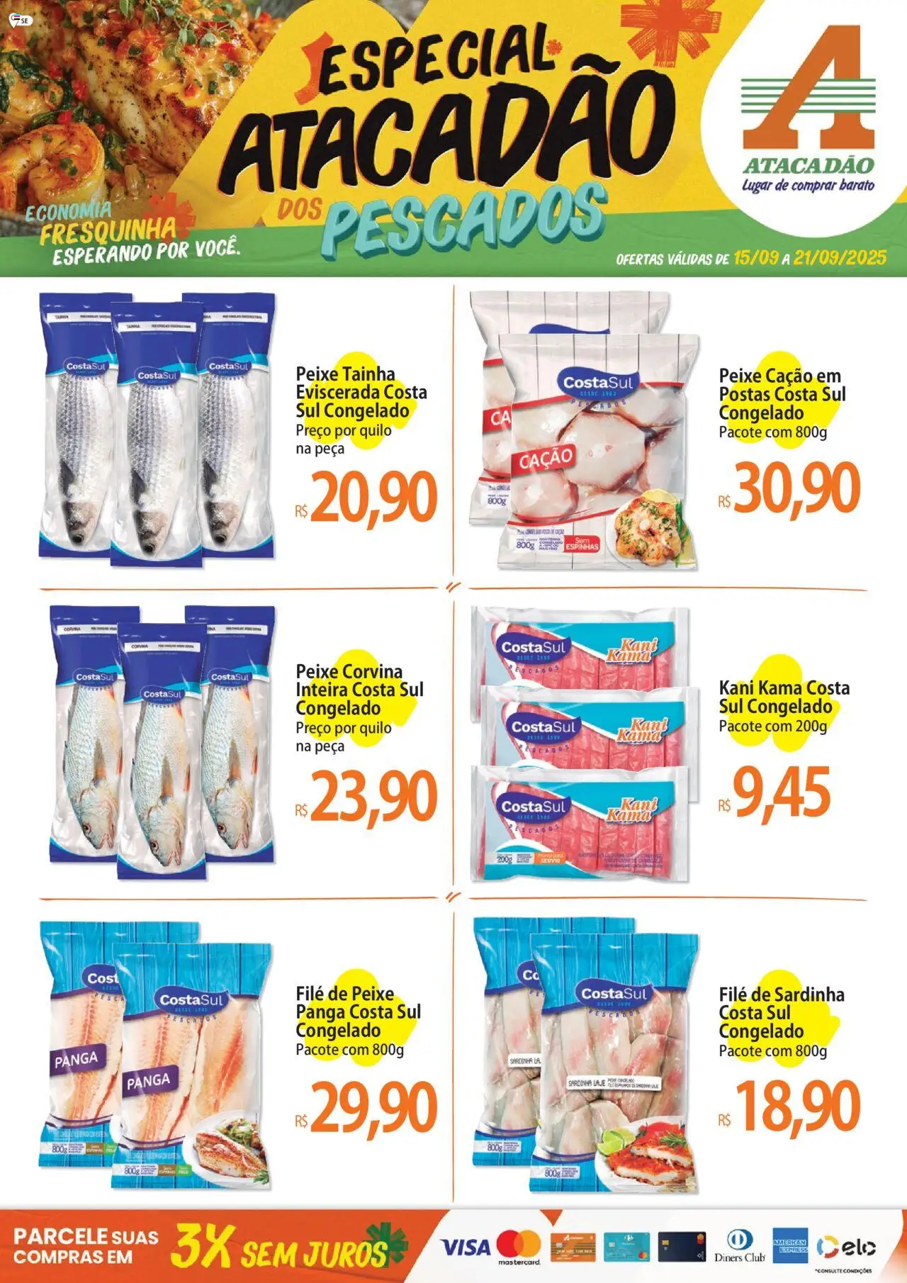 Atacadão folheto "Ofertas - SE" válido a partir de 15/09/2025 - número de página 1