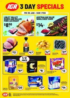 Preview of catalogue Weekend Specials NT/WA from shop IGA valid 30/01/2026