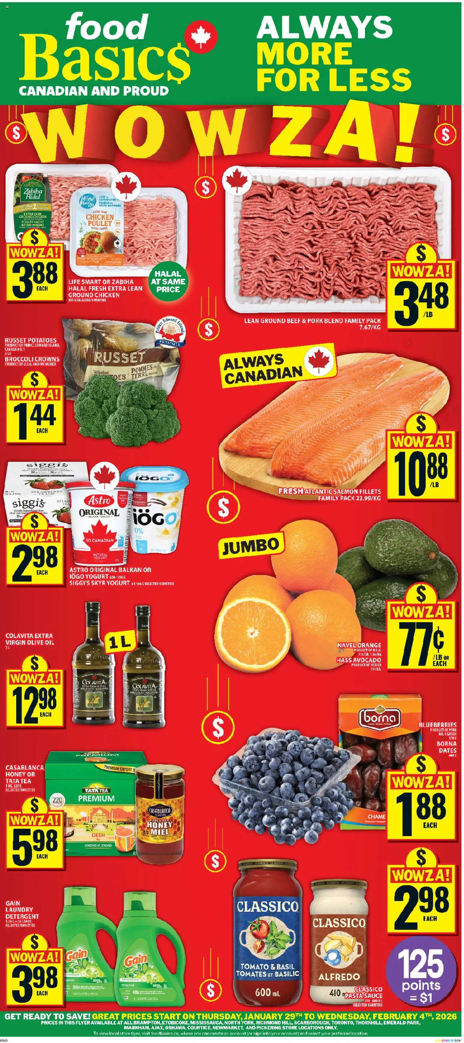 Preview of leaflet Ajax from shop Food Basics is valid from Jan 29, 2026