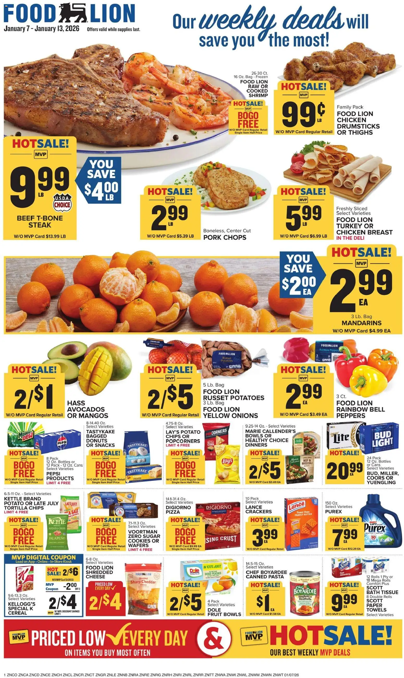 Ad Preview of Food Lion Weekly Ad from 01/07/2026