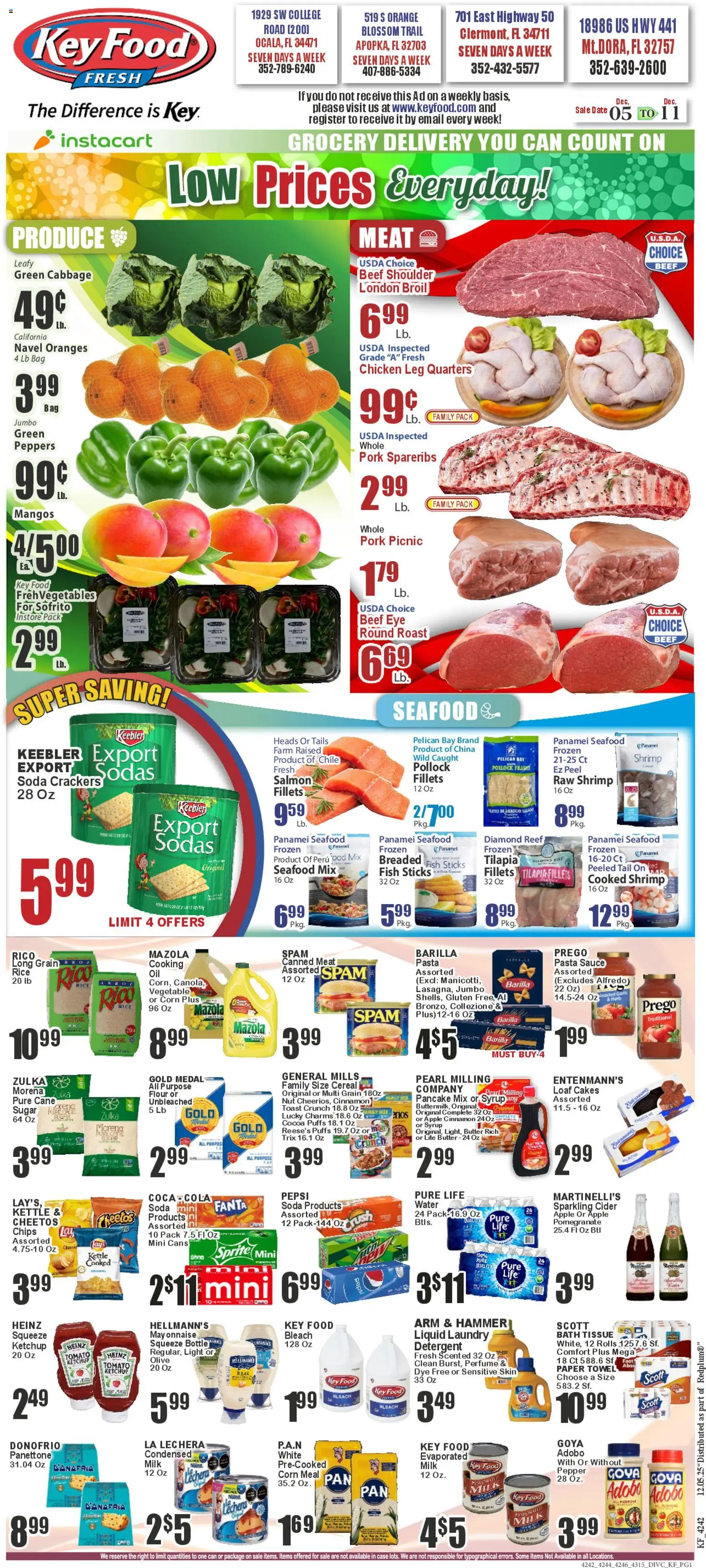 Ad Preview of Key Food Weekly Ad from 12/05/2025