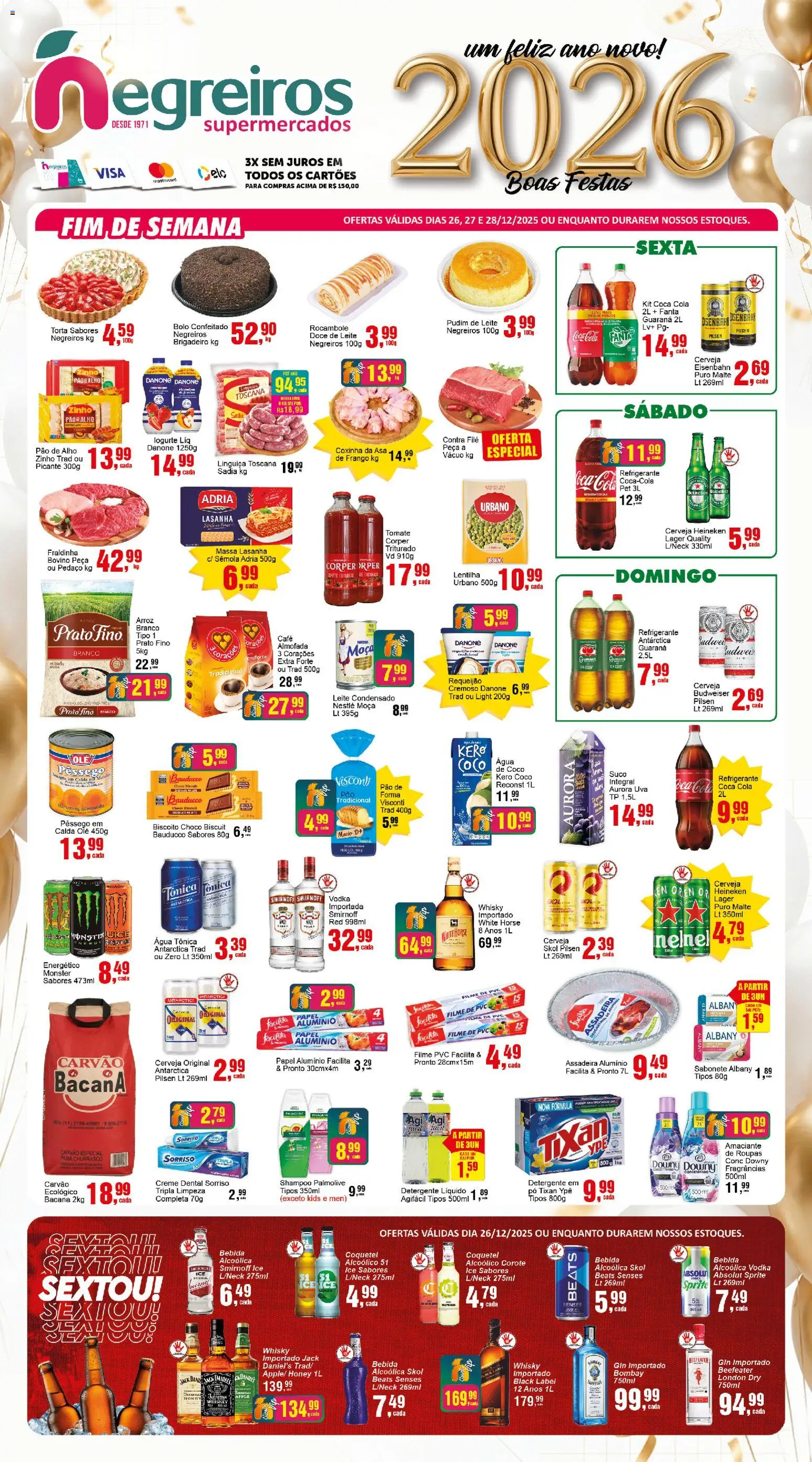 Pré-Visualização do folheto "Ofertas da semana" da loja Negreiros válido a partir de 26/12/2025