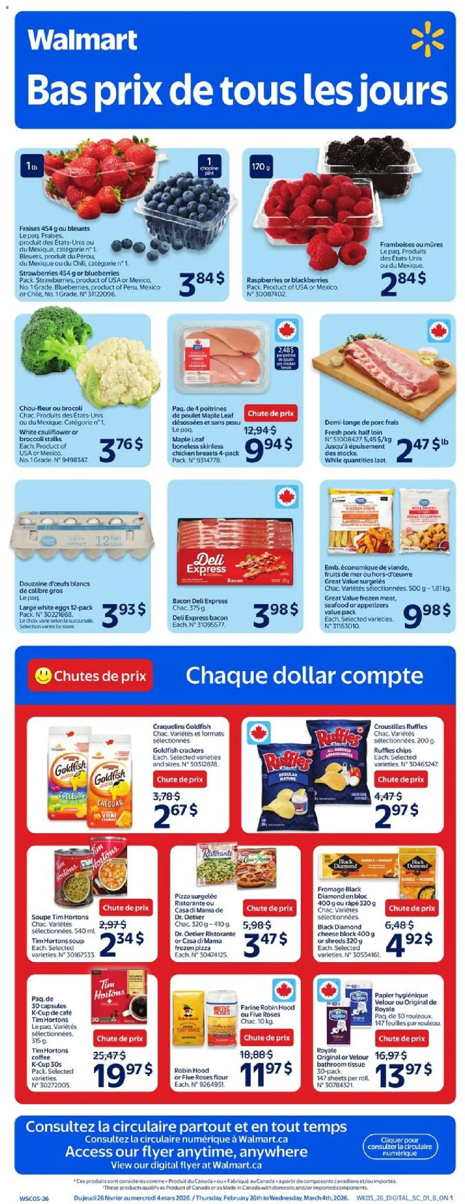 Preview of leaflet Circulaire from shop Walmart is valid from Feb 26, 2026