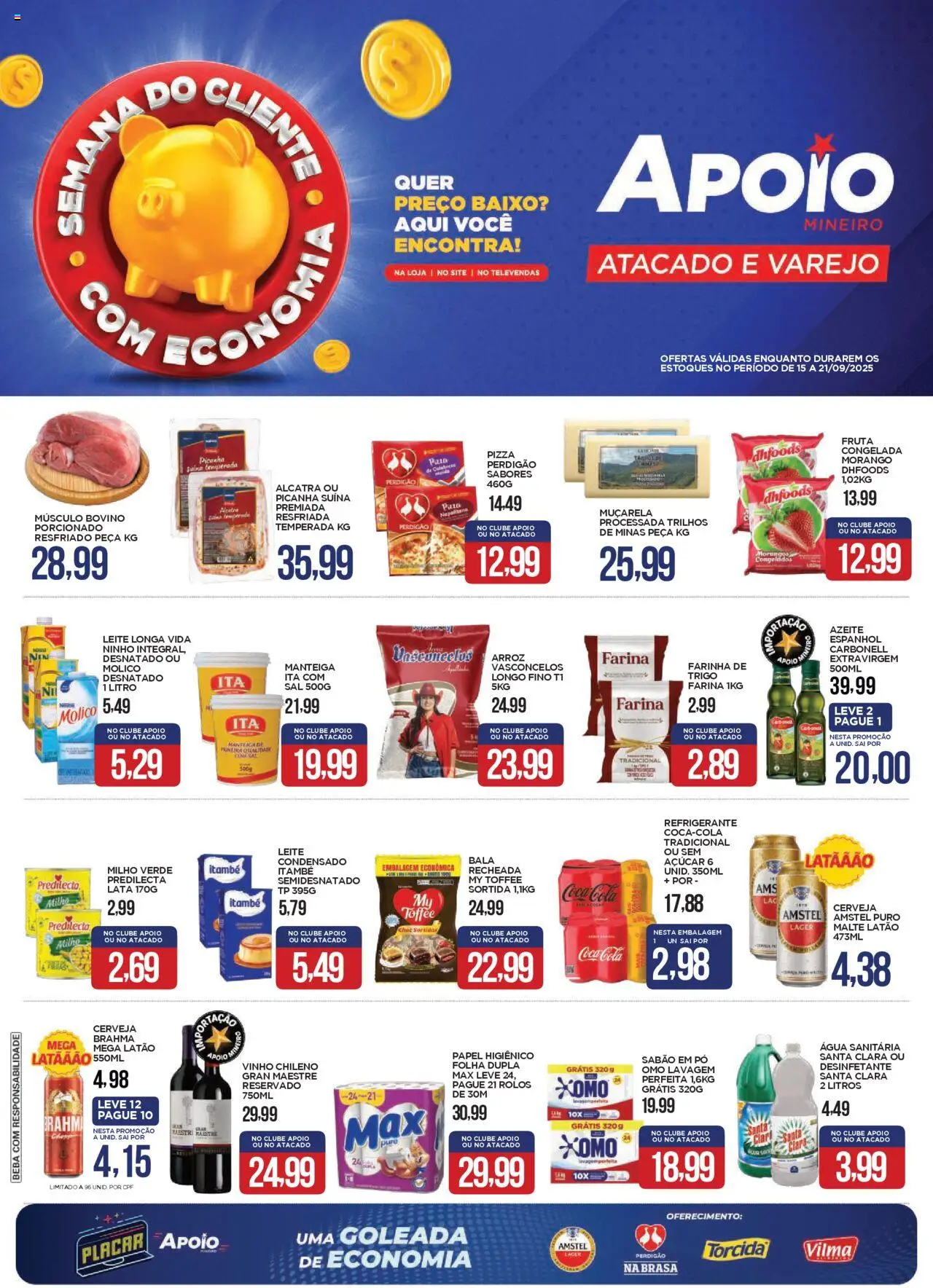 Apoio Mineiro folheto "Ofertas da semana" válido a partir de 15/09/2025 - número de página 1