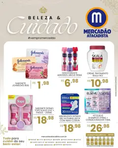 Pré-Visualização do folheto "Ofertas Beleza & Cuidado" da loja Mercadão Atacadista válido a partir de 16/09/2025