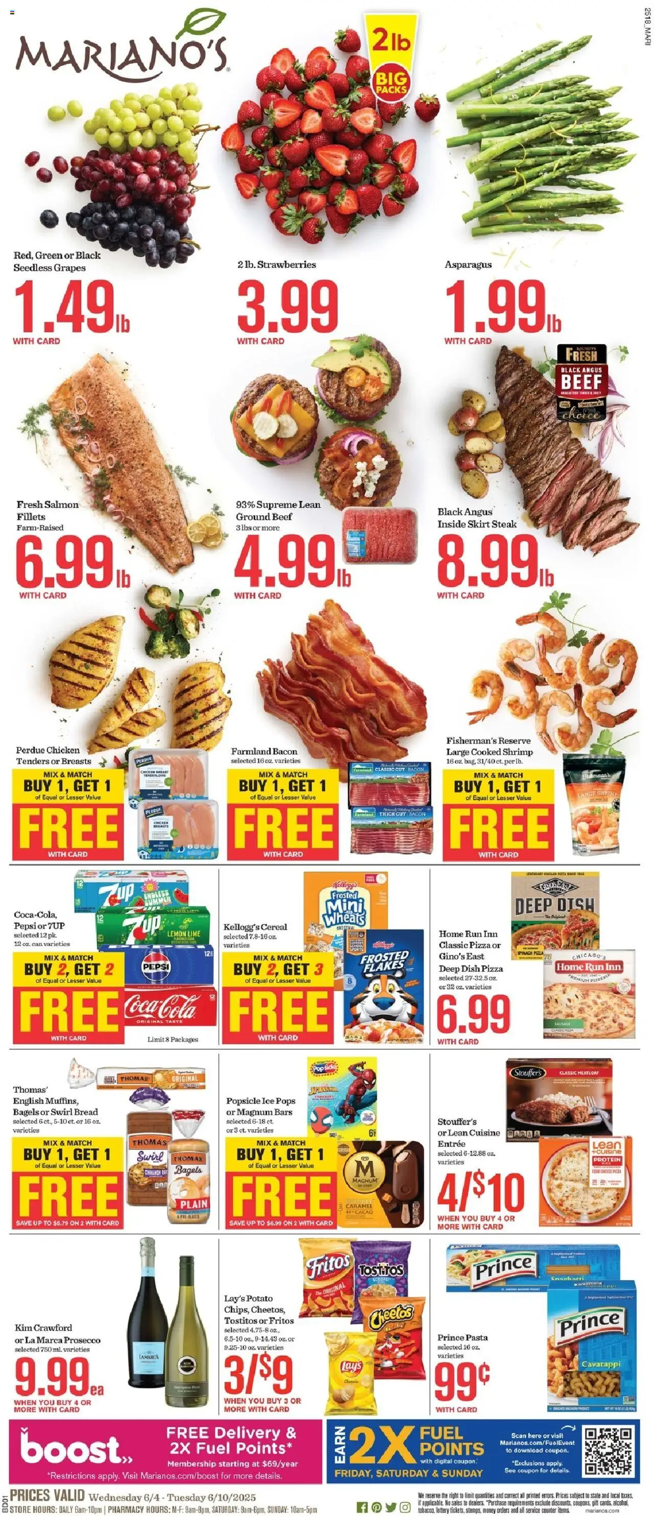 Mariano's Weekly Ad from 06/04/2025 - Flyer - Page number 1