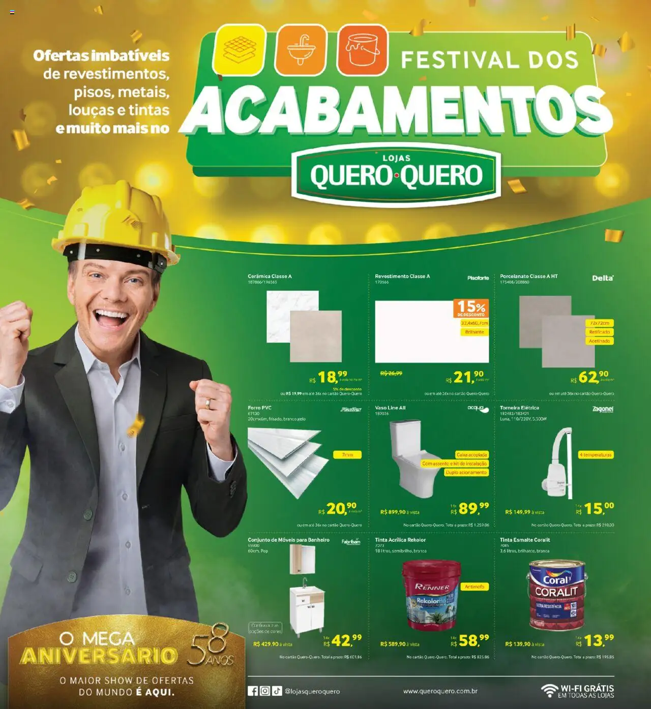 Lojas Quero-Quero folheto "Ofertas atuais" válido a partir de 21/07/2025 - número de página 1