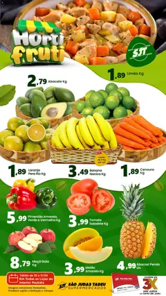 Pré-Visualização do folheto "Ofertas Hortifruti" da loja São Judas Tadeu válido a partir de 10/02/2026