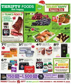 Preview of leaflet Weekly flyer / circulaire from shop Thrifty Foods is valid from Dec 04, 2025