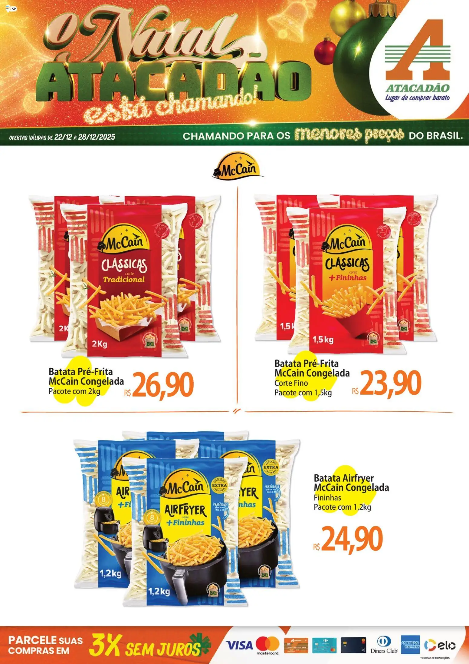 Pré-Visualização do folheto "Ofertas - SP" da loja Atacadão válido a partir de 22/12/2025