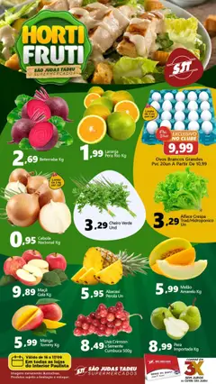 Pré-Visualização do folheto "Ofertas Hortifruti" da loja São Judas Tadeu válido a partir de 16/09/2025