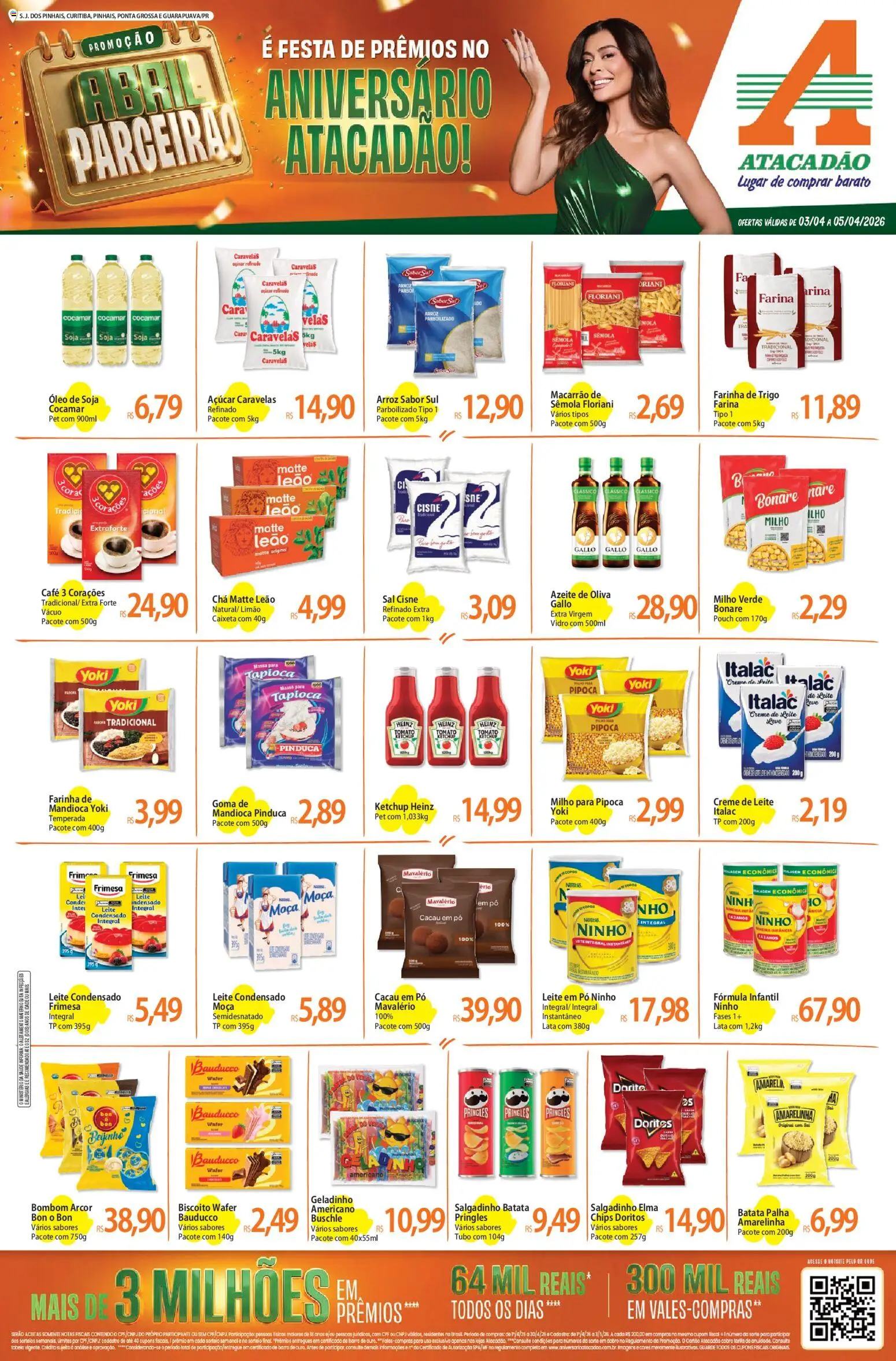 Pré-Visualização do folheto "Atacadão ofertas - PR" da loja Atacadão válido a partir de 03/04/2026