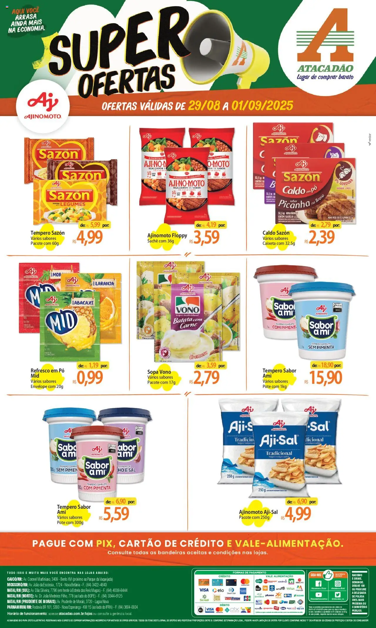 Atacadão folheto "Ofertas - RN" válido a partir de 29/08/2025 - número de página 1