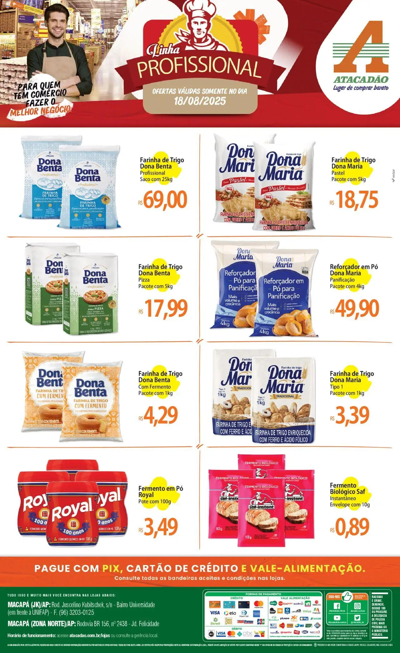 Atacadão folheto "Ofertas - AP" válido a partir de 18/08/2025 - número de página 1