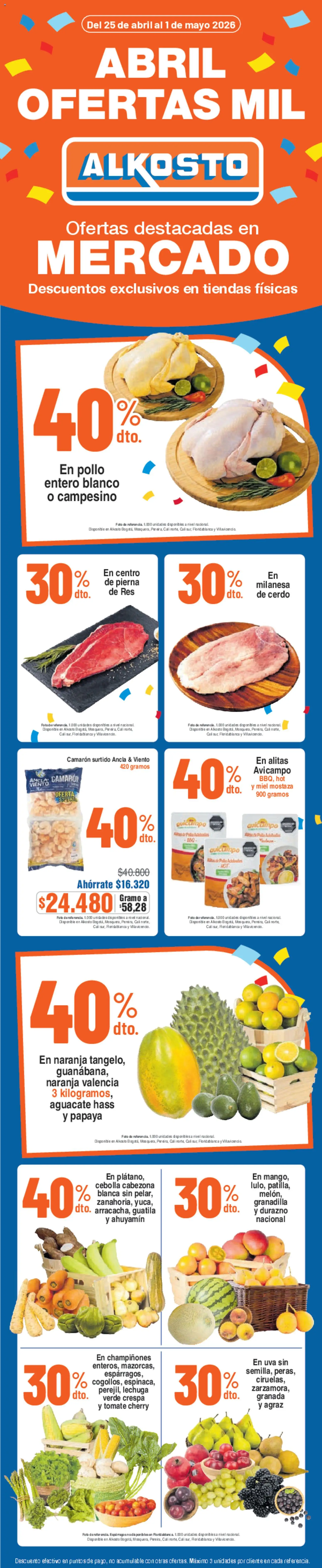  Vista previa del prospecto Alkosto catálogo del almacen Alkosto válida del 25/04/2026 al 01/05/2026