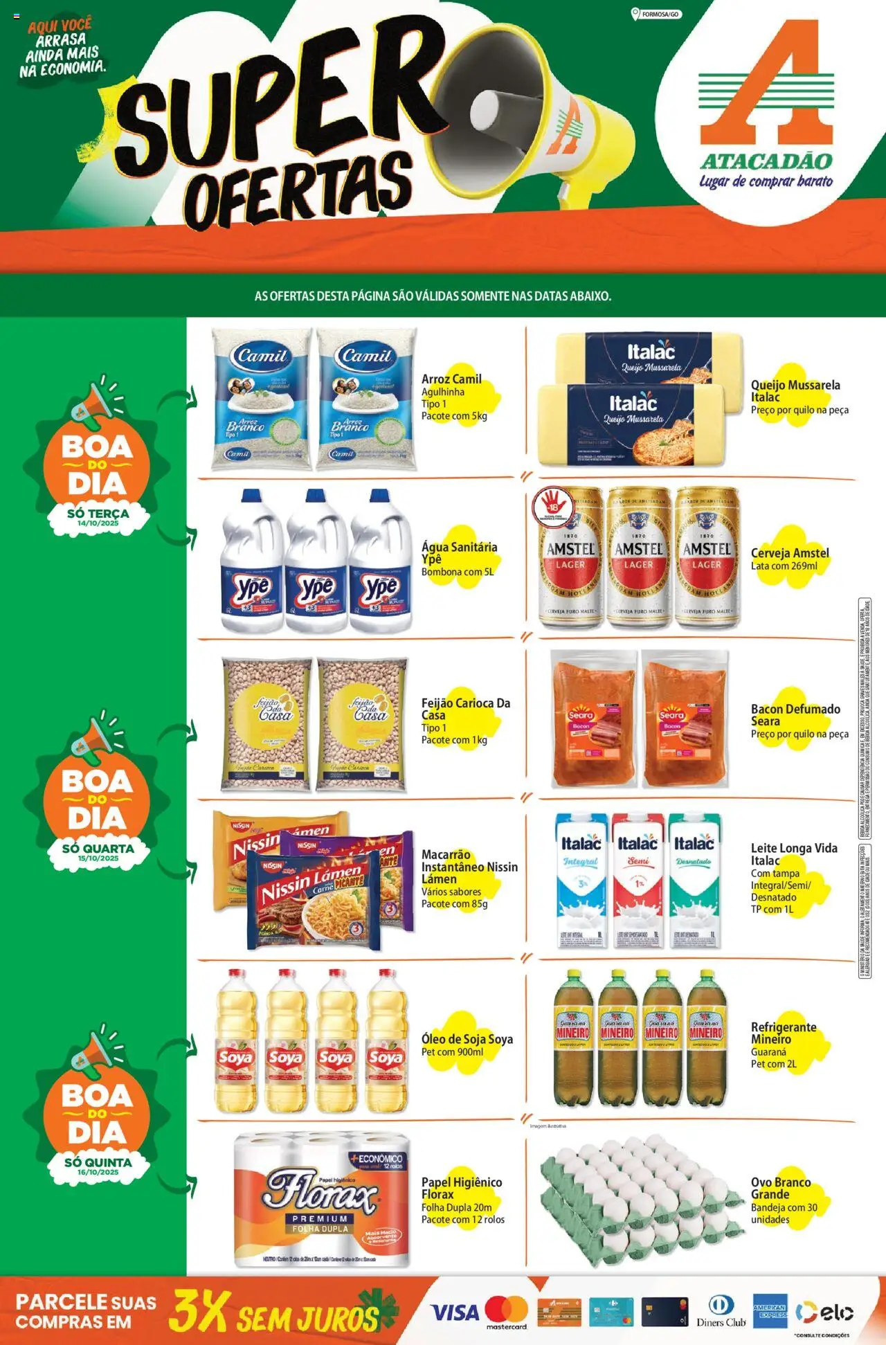 Atacadão folheto "Ofertas - GO" válido a partir de 14/10/2025 - número de página 1