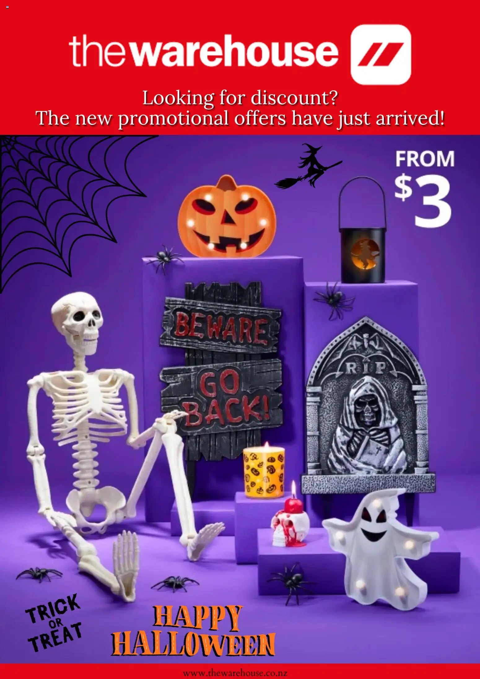 Preview of catalogue Catalogue from shop The Warehouse valid 28 Oct 2025