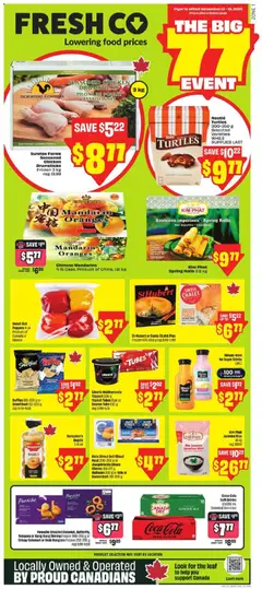 Un aperçu du dépliant Weekly Flyer - ON du magasin FreshCo est valide à partir 13 nov. 2025