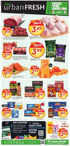 Un aperçu du dépliant Weekly Flyer - Urban Fresh du magasin Sobeys est valide à partir 8 janv. 2026
