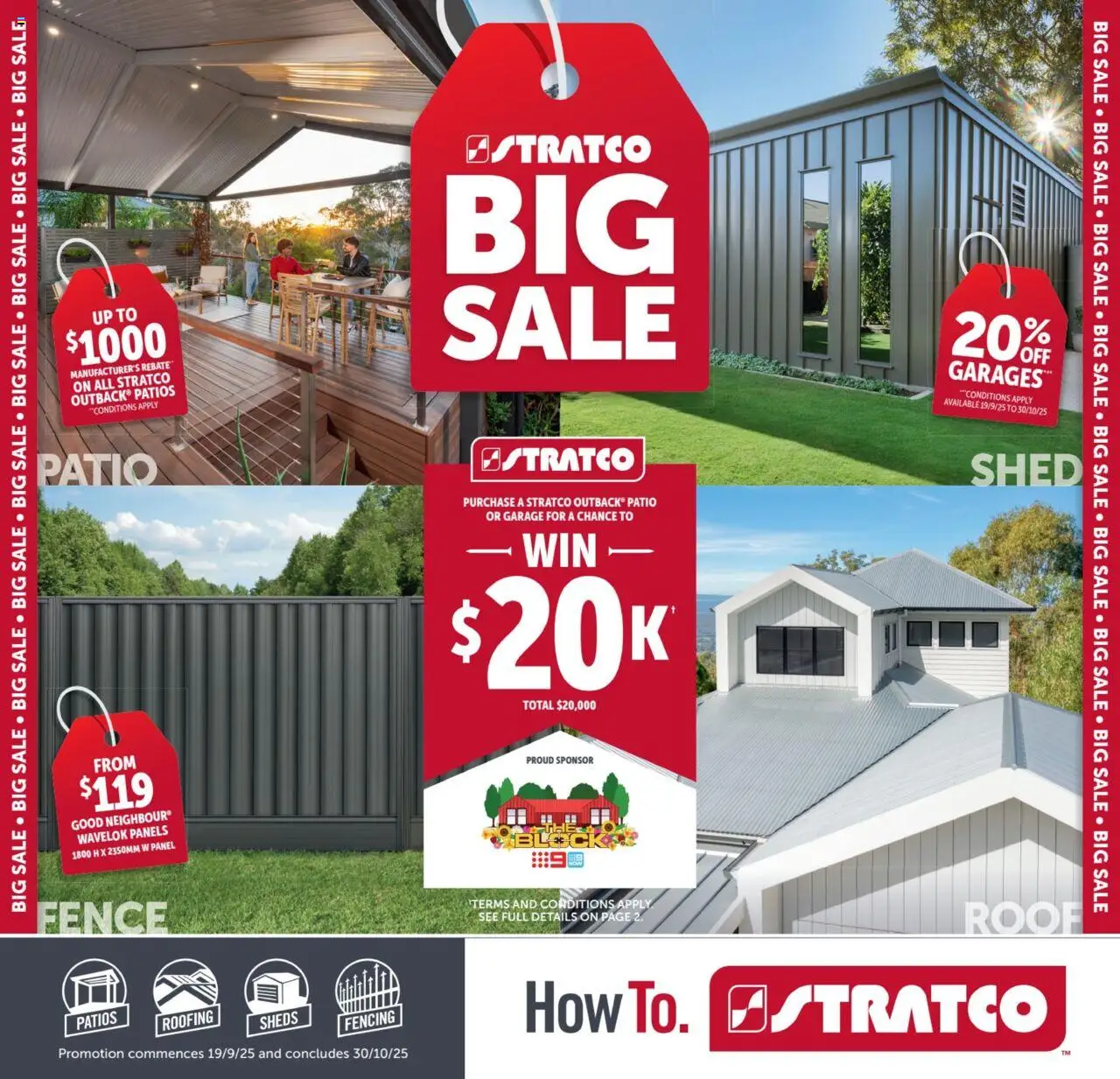 Stratco catalogue valid from 19/09/2025 - page 1