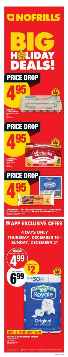 Preview of leaflet Weekly flyer / circulaire from shop No Frills is valid from Dec 18, 2025