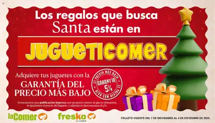 Vista previa las ofertas de la tienda La Comer - Folleto desde el 07/11/2025 