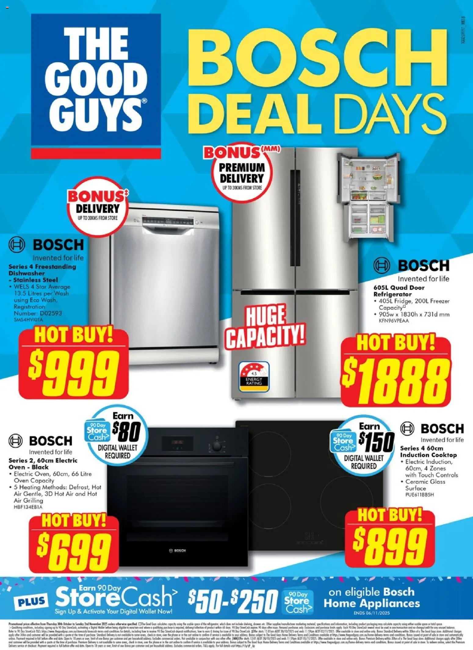 Preview of catalogue Bosch Deal Days from shop The Good Guys valid 29/10/2025