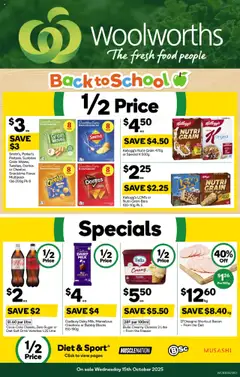 Preview of catalogue Weekly Specials Catalogue VIC from shop Woolworths valid 15/10/2025