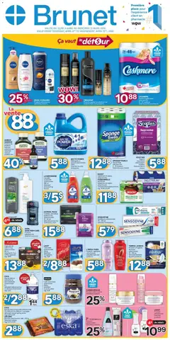 Preview of leaflet Brunet weekly flyer / circulaire from shop Brunet is valid from Apr 09, 2026