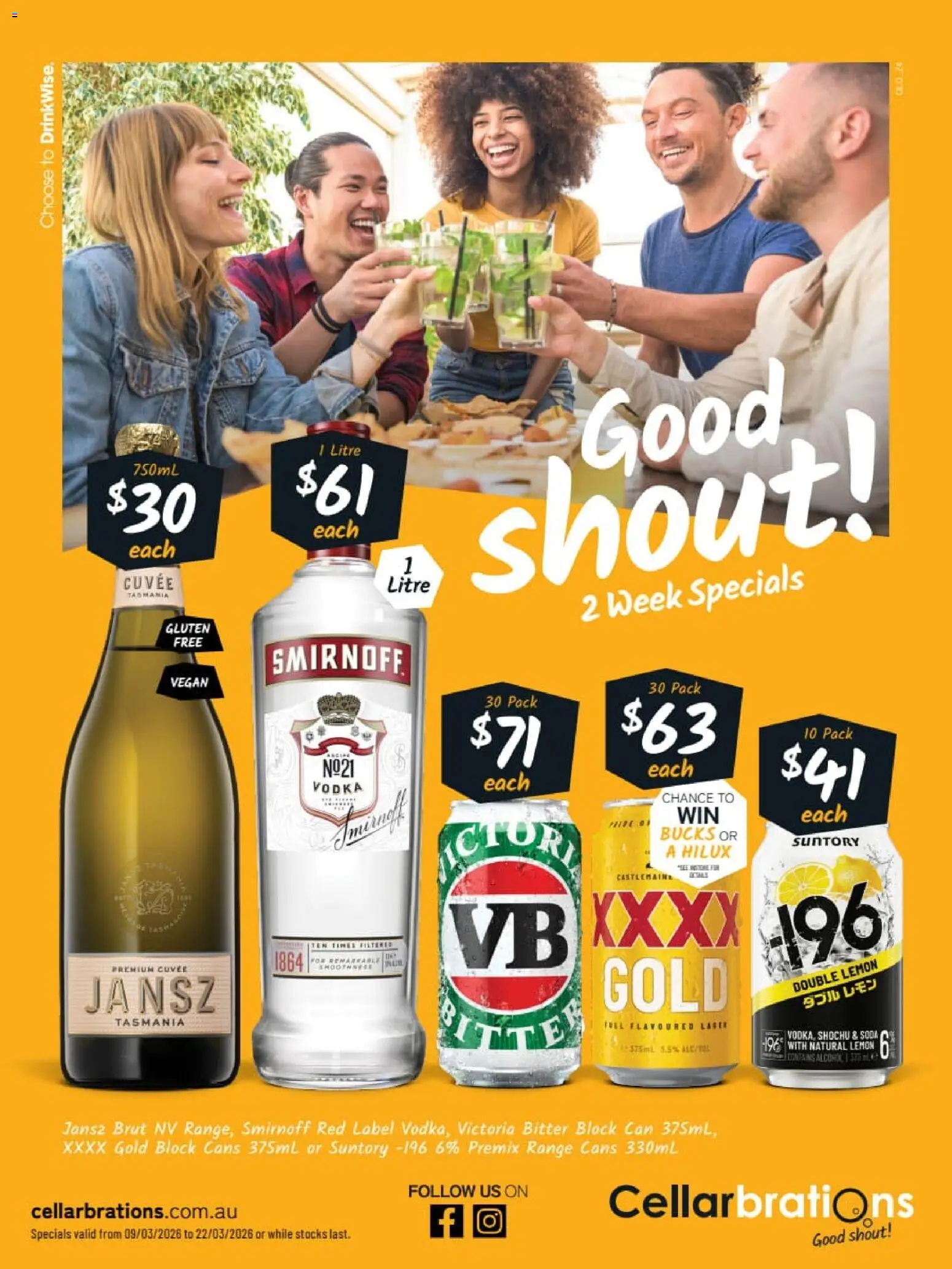 Preview of catalogue Cellarbrations catalogue Roma, Miles, Cloncurry from shop Cellarbrations valid 09/03/2026