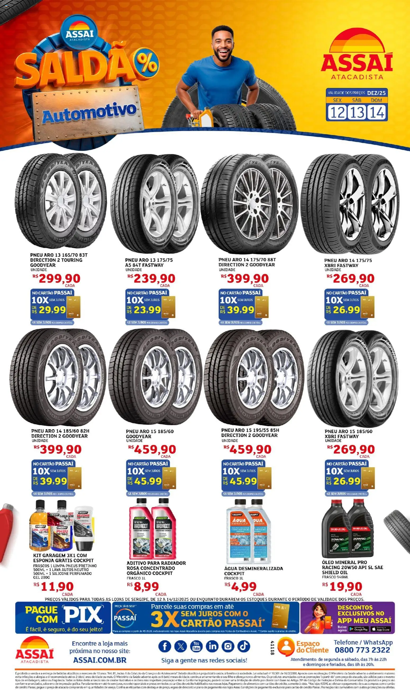 Pré-Visualização do folheto "Encarte - SE" da loja Assaí Atacadista válido a partir de 12/12/2025