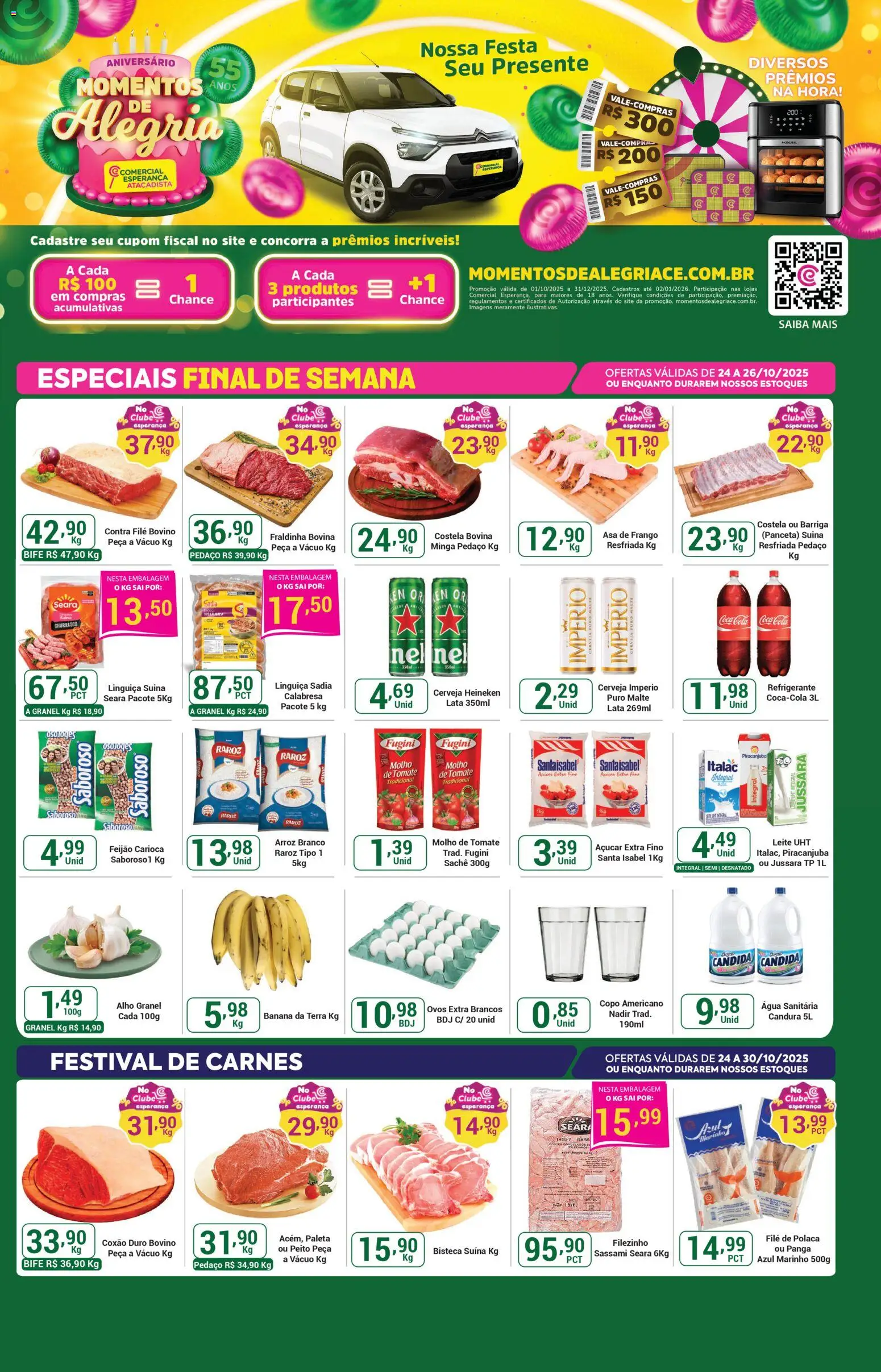 Comercial Esperança folheto "Ofertas da semana" válido a partir de 24/10/2025 - número de página 1