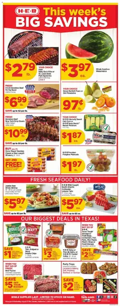 Ad Preview of H-E-B Weekly Ad from 08/27/2025