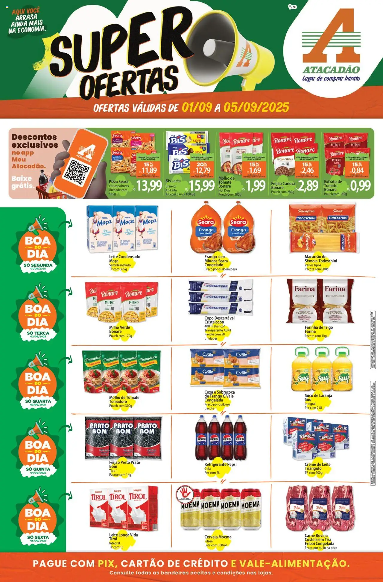 Atacadão folheto "Ofertas - SC" válido a partir de 01/09/2025 - número de página 1