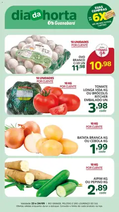 Pré-Visualização do folheto "Ofertas da semana" da loja Supermercado Guanabara válido a partir de 23/09/2025