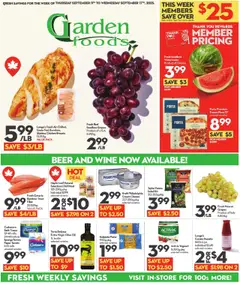 Preview of leaflet Garden Foods from shop Longo's is valid from Sep 11, 2025